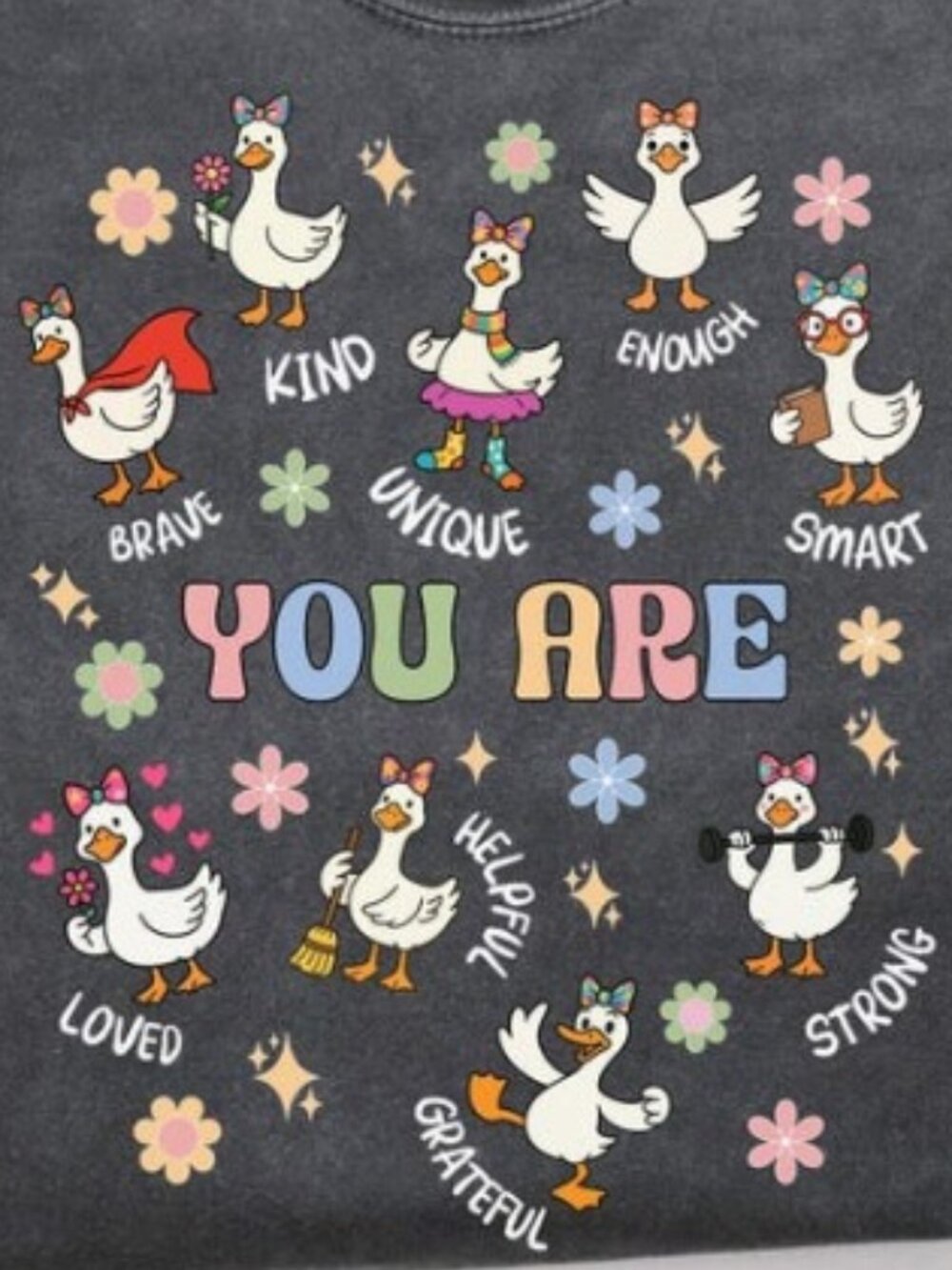 Silly Goose You Are Kind Shirt, Teacher Affirmation Tee - Picture 2 of 4